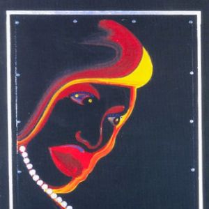 Ob Blond ob Schwarz ob Braun: Ich Liebe Alle Frau'n, 1999 - oil on aluminium - ca 115 x 100 cm