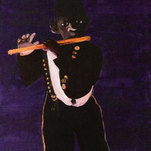The Piper, 1995 - oil on canvas - ca 140 x 90 cm
