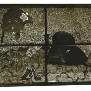 Sabrina, 1999 - mixed media on paper - 166 x 205 cm