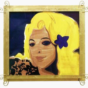 Blonde Sien (artificial Blonde), 1999 - oil on paper - 130 x 140 cm