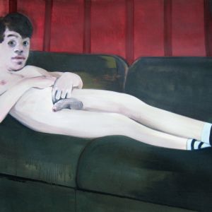 D'Après Manet, 1994 - oil on canvas - 130 x 210 cm