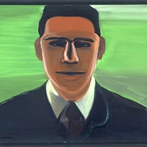 Der Stabsoffizier, 1997 - oil on canvas - ca 100 x 115 cm