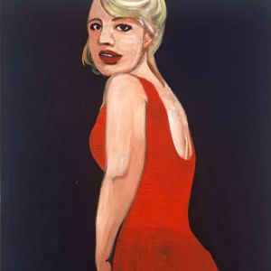Claudine, 1997 - oil on canvas - 200 x 160 cm
