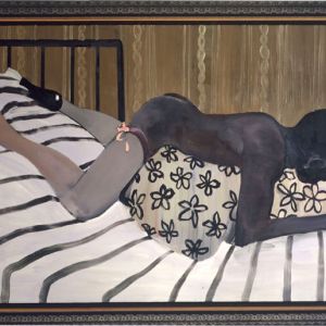 Mowgli (d'après Boucher), 1994 - oil on canvas - 130 x 210 cm