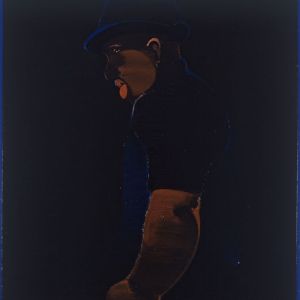 Mister Brown to You, 1997 - oil on canvas - 200x 160 cm