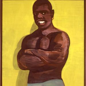 Mr. Brown, 1997 - oil on canvas - 200 x 160 cm