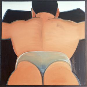 Theodore, 1998 - oil on canvas - ca 120 x 120 cm