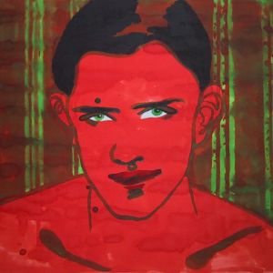 Achmed, 2001  - watercolor on paper - 60 x 90 cm