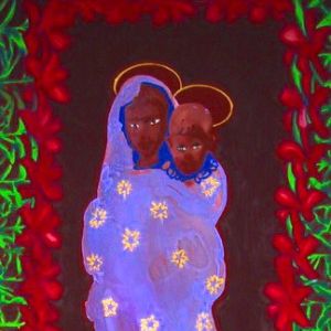 Große Madonna, 2001 - acrylic on canvas - ca 250 x 130  cm