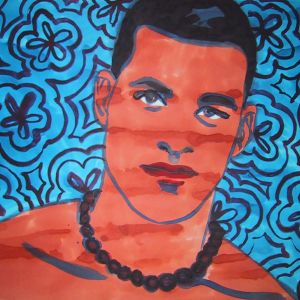 Mohammed, 2001 - watercolor on paper - 60 x 90 cm