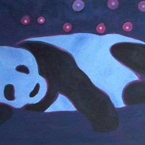 Panda, 2001 - acrylic on canvas - 100 x 150 cm
