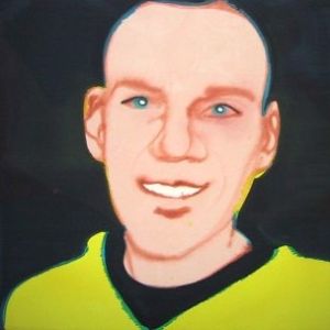 Wolfgang, 2001 - acrylic on canvas - 70 x 100 cm