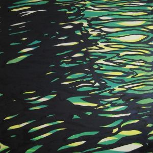River Amstel (Morning), 2002 - oil and acrylic om canvas - 220 x 150 cm