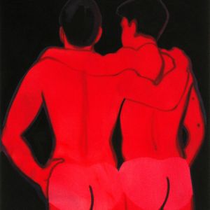 The Drunken Painting, 2000, acrylic on canvas - 220 x 150 cm