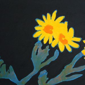 For Elsje, 2002 - tempera on canvas - 70 x 100 cm