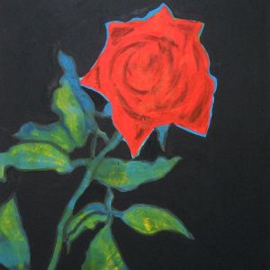 For Jaime, 2002 - tempera on canvas - 100 x 70 cm