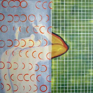Dad, 2002 - tempera on canvas - 150 x 156 cm
