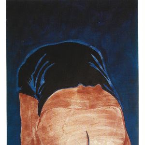 Butch II, 2002 - tempera on canvas - 165 x 112 cm