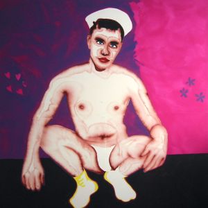 Sascha, 2003 - acrylic on canvas - 200 x 200 cm