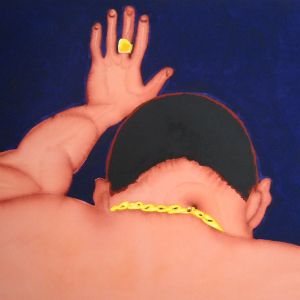 No Title, 2003 - acrylic on canvas - 100 x 150 cm