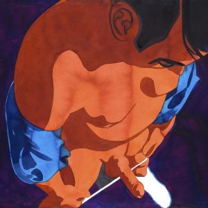 Genius, 2003 - watercolor on paper - 100 x 70 cm