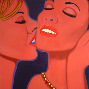 Anna & Anna, 2003 - oil on canvas - ca 100 x 100 cm