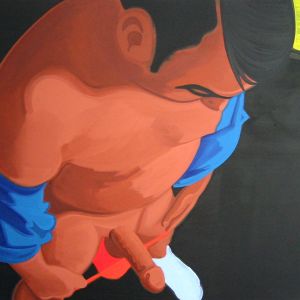 Genius, 2003 - oil on canvas - ca 150 x 200 cm