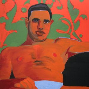 Latin Lover, 2003 - oil on canvas - ca 220 x 150 cm