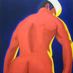 Sailor, 2003 - oil on canvas - ca 220 x 150 cm