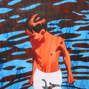 The Bather, 2003 - watercolor on paper - 90 x 60 cm