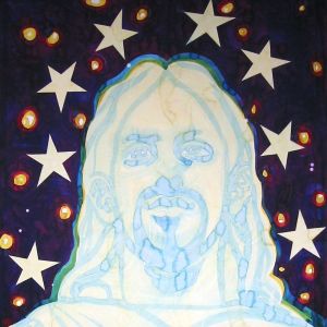 Jesus VI, 2004 - watercolor on paper - 100 x 70 cm