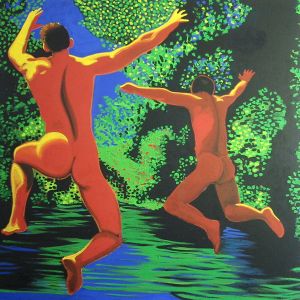 Berliner Sommer, 2004 - oil on canvas - 200 x 200 cm