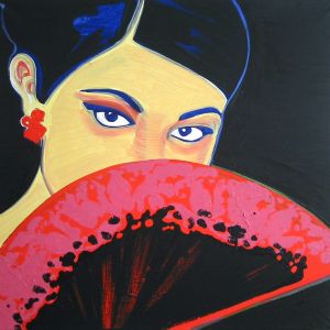 Carmen, 2004 - oil on canvas - 67 x 69 cm