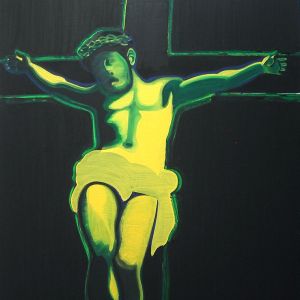 Crucifix, 2004 - oil on canvas - 220 x 150 cm