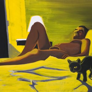 Chat Méchant, 2005 - oil on canvas - 130 x 190 cm