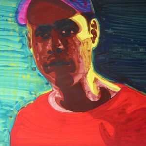 Local Gorilla, 2006 - acrylic on paper - ca 70 x 100 cm