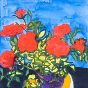 Roses, 2005 - acrylic on canvas - ca 90 x 60 cm