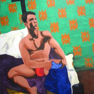 Power of love, 2006 - oil on canvas - ca 200 x 150 cm