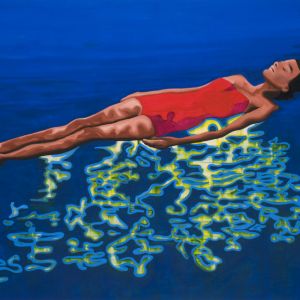 Baigneuse, 2008 - oil on canvas - 150 x 220 cm