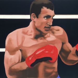 Boxer, 2008 - oil on canvas - 100 x 150 cm