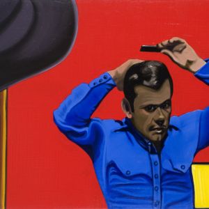 Cowboy, 2008 - oil on canvas - 100 x 150 cm