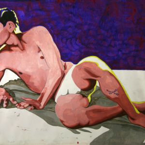 Father, 2007 - acrylic on paper - 100 x 150 cm