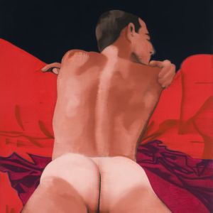 The Spirit in this Guy (Gott im Himmel), 2008 - oil on canvas - 100 x 150 cm