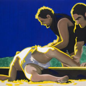 Crucifixion, 2008 - oil on canvas - ca 130 x 190 cm