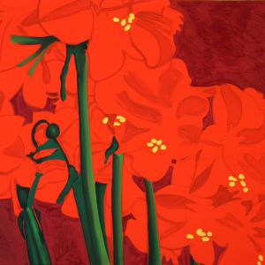 Amaryllis, 2008 - oil on canvas - ca 60 x 90 cm