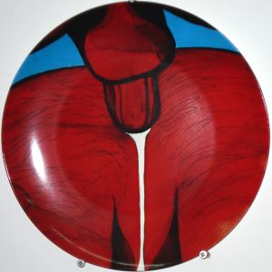 No Title, 2007 - ceramic plate - ca 30 x 30 cm