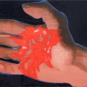 His Right Hand, 2009 - oil on canvas - ca 40 x 60 cm
