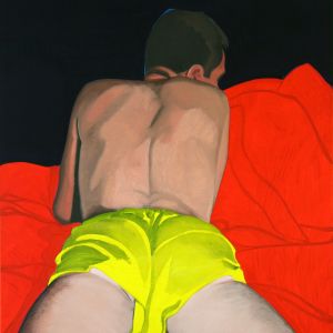 The Spirt in this Guy (Gott im Himmel), ca 2009 - oil on canvas - 150 x 100 cm