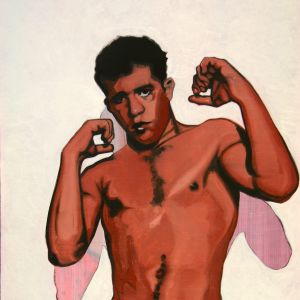 Fighter, 2011 - oil on canvas - 150 x 100 cm
