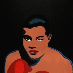 Boxer, 2002 - lithograph - ca 85 x 60 cm